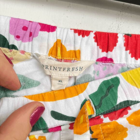 Printfresh Fruit Pajama Pants XL Organic Cotton Anthropologie - Picture 5 of 8
